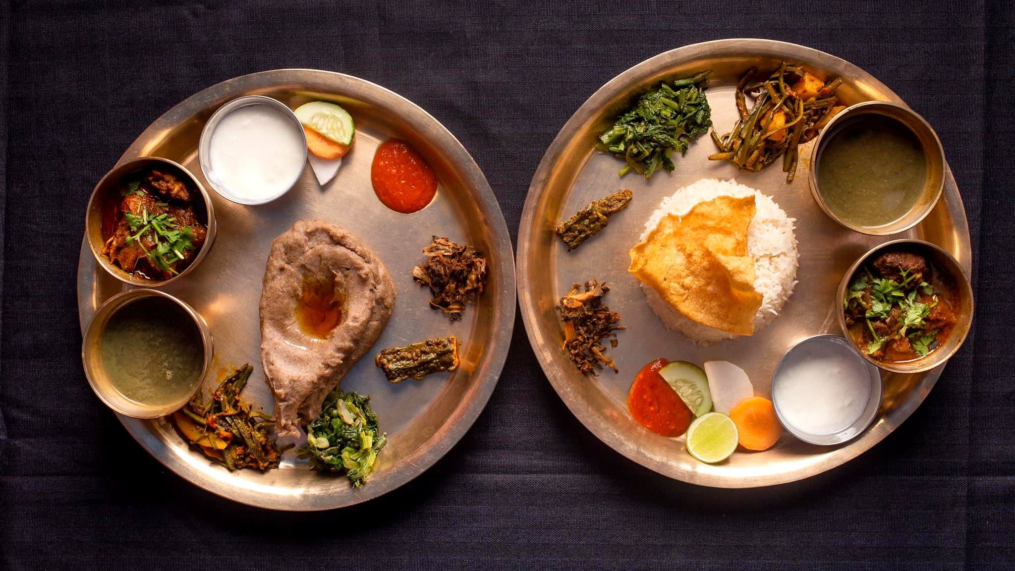 Thali Set at Gorkha Restaurant & Bar in Zambujeira do Mar